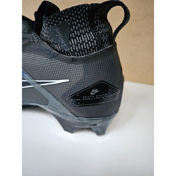 Nike Alpha Menace Elite 3 Black White Football Cleats CT6648-010 Men's Size 9.5 - Picture 3 of 9